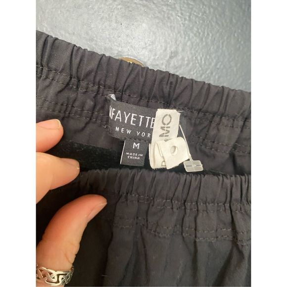 Lafayette 148 New York *Keene A-Line Black Dress, Women's Size Medium, MSRP $598 - Picture 7 of 11